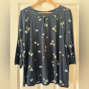 J.Jill blue beautiful top size medium cleaning out closet